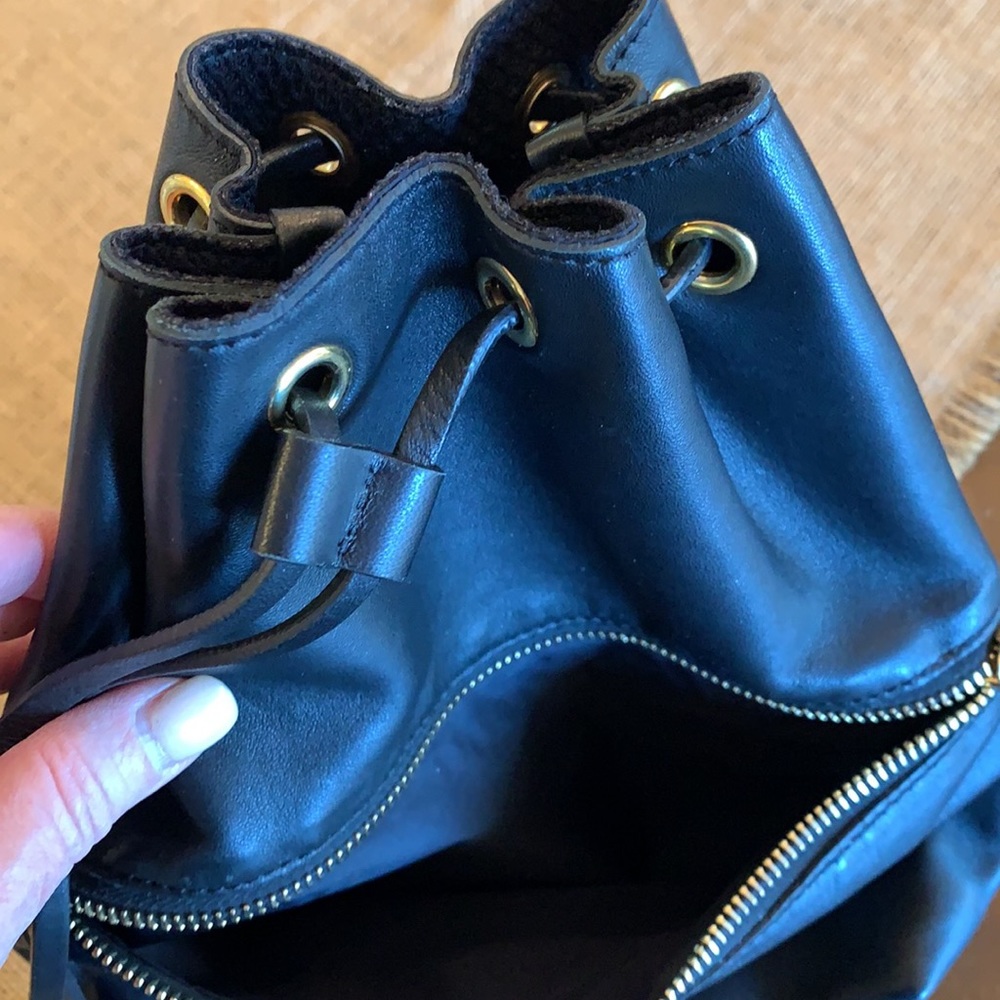 Marni Mini Leather Drawstring Backpack - Picture 9 of 15